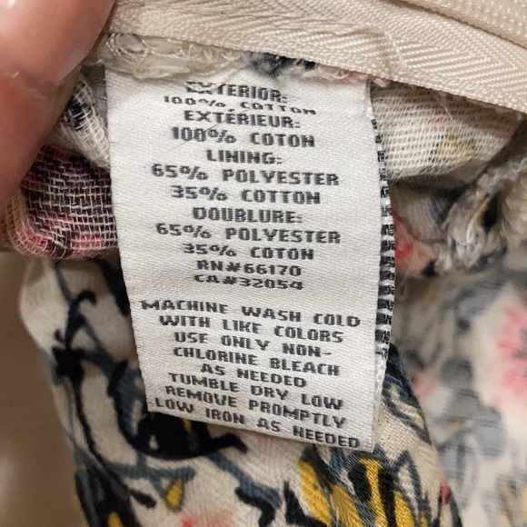 Floral Peplum Top Size Xs - Picture 5 of 7